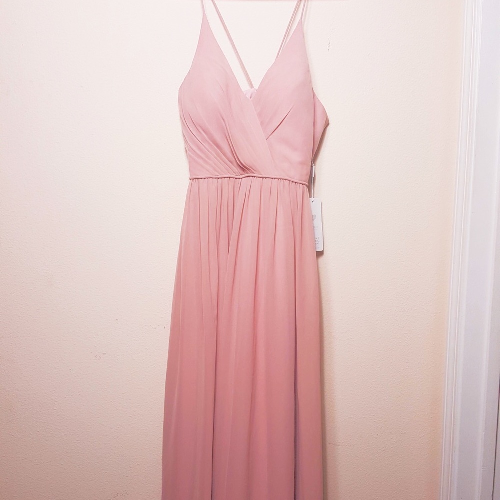 Beautiful dusty rose pink bridesmaid/formal dress
